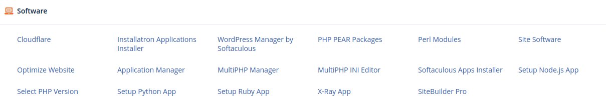 WordPress Manager in cPanel