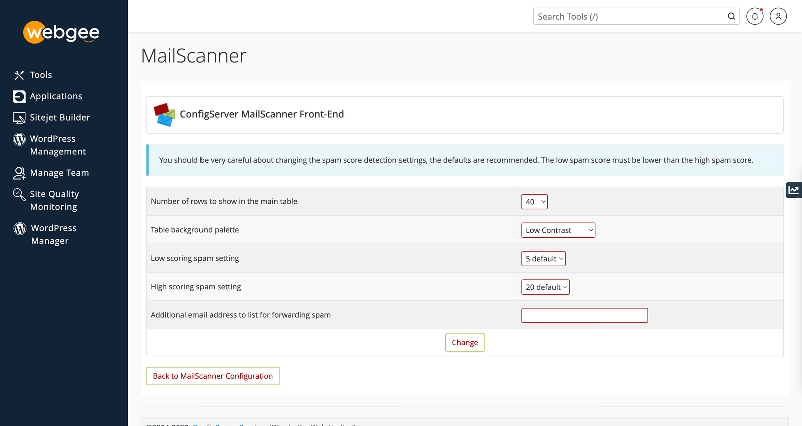 Advanced Settings